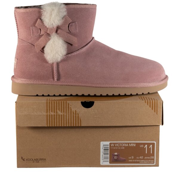 Koolaburra by UGG - Women's Victoria Mini Boot in Ash Rose, Size 11 M - Picture 8 of 13